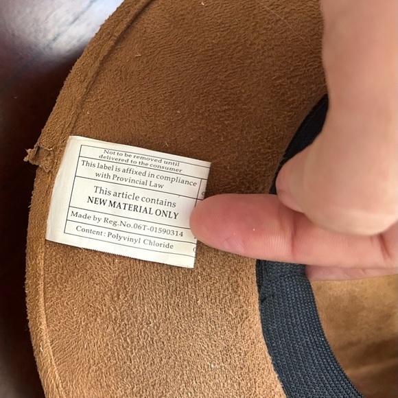 Kids' Brown Suede Cowboy Hat - Picture 6 of 7